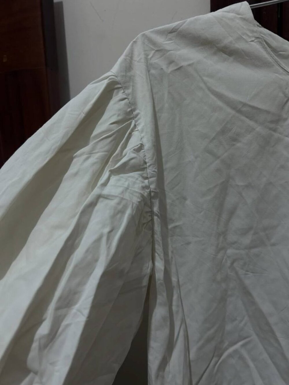 White Puff Sleeve Blouse - Picture 2 of 3